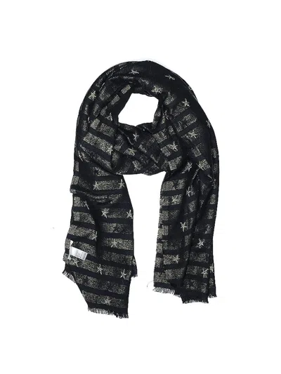 Pre-owned Sole Society Scarf In Black