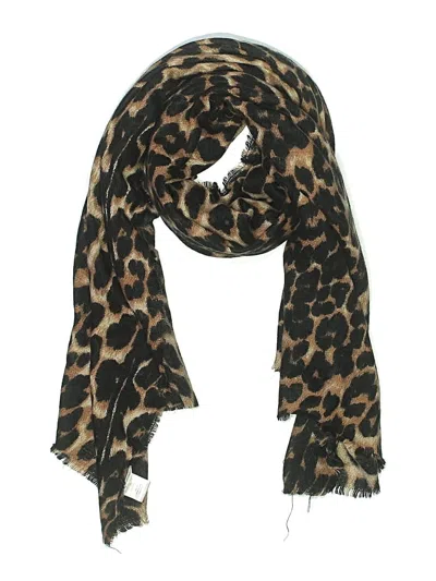 Pre-owned Sole Society Scarf In Brown