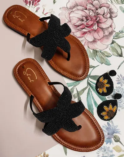 Sole Women's Star Sandals In Black
