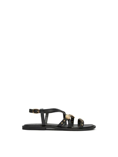 Sole Womens Dream Gladiator Sandals In Black