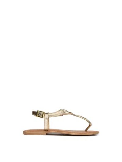 Sole Womens Dulce Thong Sandals In Gold