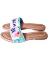 Sol’eart Women Beach Babe Sandal In Blue Multi In Multi
