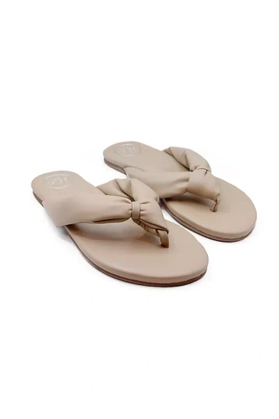 Solei Sea Gigi Thong Sandals In Brown