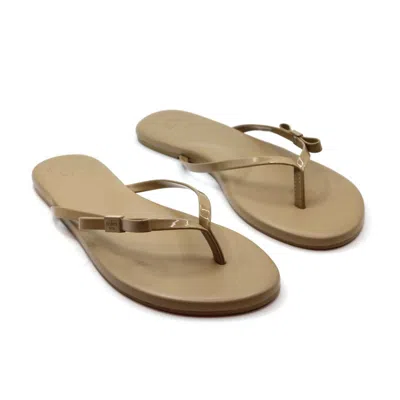 Solei Sea Indie Mini Bow Sandal In Nude In Brown