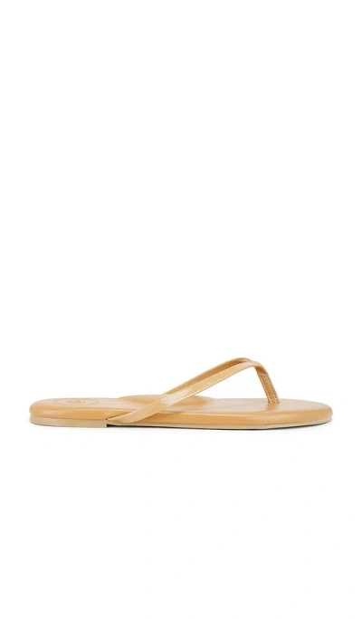 Solei Sea Indie Patent Sandal In Tan