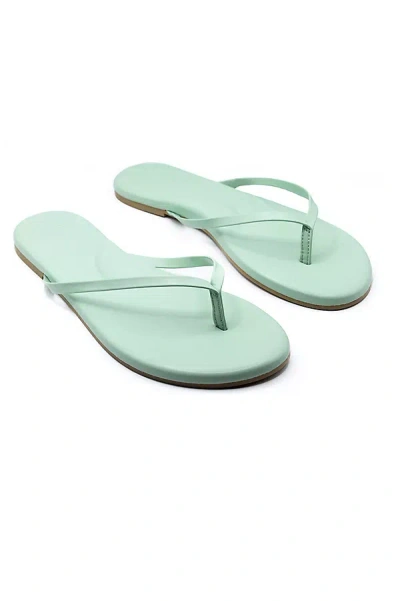 Solei Sea Indie Thong Sandals In Green