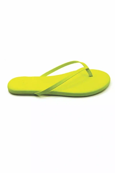 Solei Sea Indie Thong Sandals In Yellow