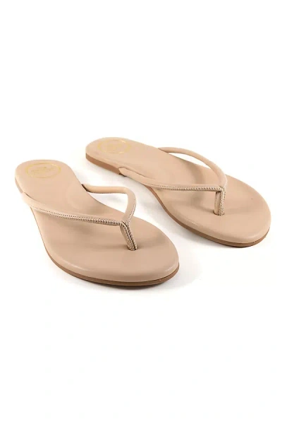 Solei Sea Vivie Thong Sandals In Neutral
