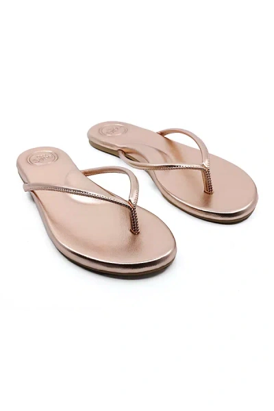 Solei Sea Vivie Thong Sandals In Pink