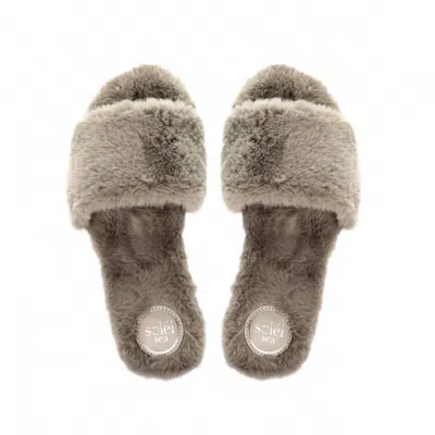 Solei Sea Women's Averie Slip-on Slippers In Mink In Gray