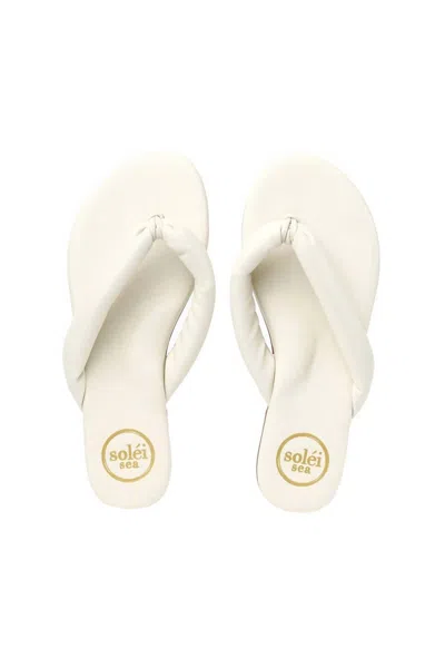 Solei Sea Women's Gisel Slide Sandal In White