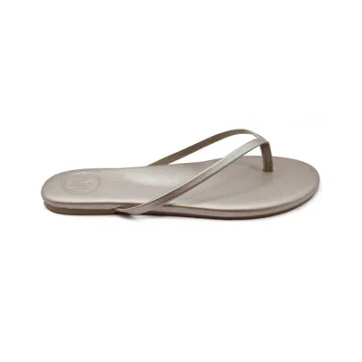 Solei Sea Women's Indie Classic Flip-flop Sandal In Metallic Elton In Animal Print