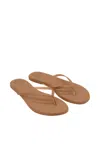 Solei Sea Women's Indie Flip Flops In Cafe In Multi
