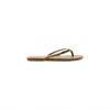Solei Sea Women's Indie Mini Bow Flip-flop Sandal In Nude In Brown