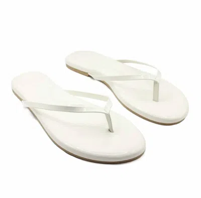 Solei Sea Indie Flip-flop Sandals In White