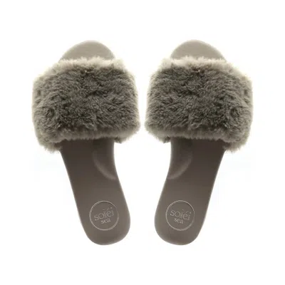 Solei Sea Ziela Sandals In Mink In Grey