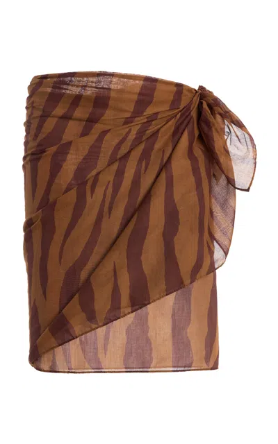 Soleil Soleil Exclusive La Isla Petite Pareo In Brown