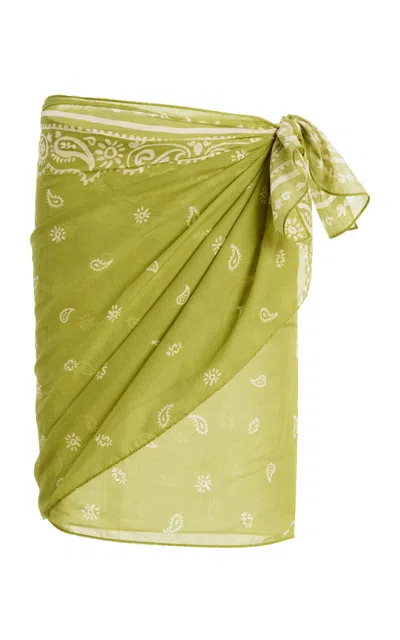 Soleil Soleil Exclusive La Isla Petite Pareo In Green