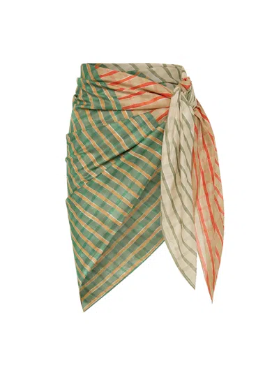 Soleil Soleil Square Pareo Reef Patch