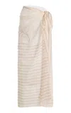 Soleil Soleil Square Pareo In White