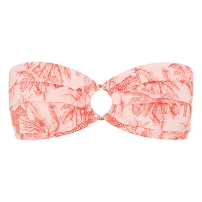 Soleil State Women's Pink Jungle Muse - Bandeau