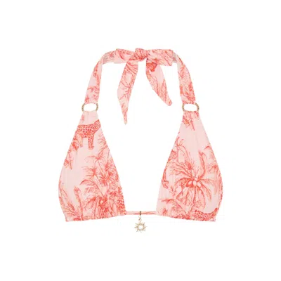 Soleil State Women's Pink Jungle Muse - Halter