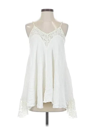 Pre-owned Solemio Casual Dress In White