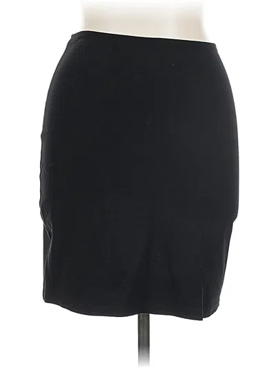 Pre-owned Solemio Casual Skirt In Black