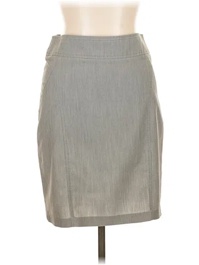 Pre-owned Solemio Formal Skirt In Gray