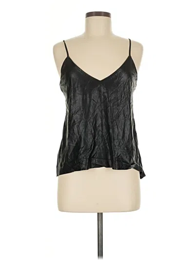 Pre-owned Solemio Sleeveless Blouse In Black