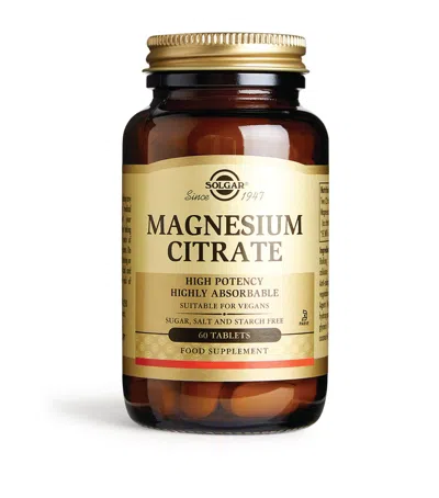Solgar Magnesium Citrate In White
