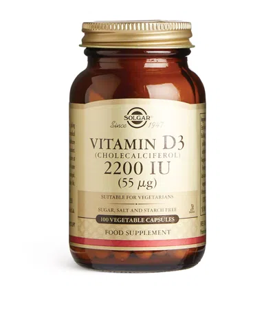 Solgar Vitamin D3 2200 Iu In White