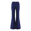 Solgo Atelier Women's Blue Jessica Crepe Pant Midnight Navy In Blue