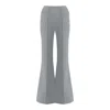 Solgo Atelier Women's Jessica Crepe Pant Grey In Grey