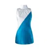 Solgo Atelier Women's Yera Silk Top Blue In Blue