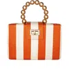 Soli & Sun The Louisa Woven Straw Clutch Bag
