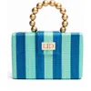 Soli & Sun The Louisa Woven Straw Clutch Bag