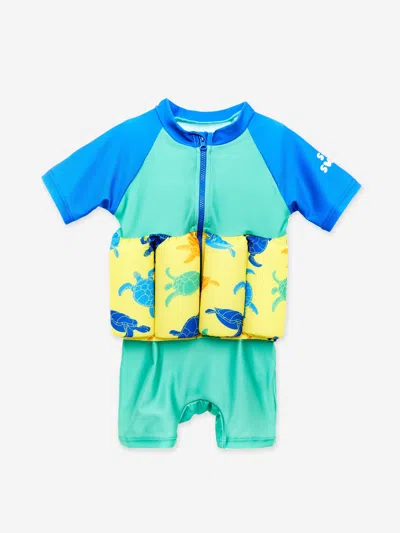 Soli Swim Baby Boys Turtle Float Suit In Green