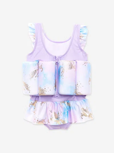 Soli Swim Kids' Baby Girls Unicorn Float Suit In Purple