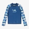 SOLI SWIM BOYS BLUE SHARK SUN PROTECTIVE TOP (UPF50+)
