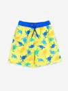 Soli Swim Boys Turtle Beach Shorts In Yellow