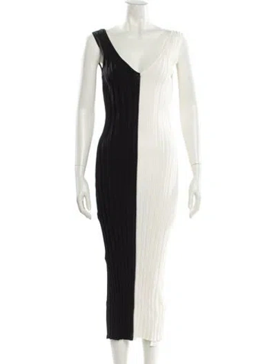 Pre-owned Solid & Striped 2025 Long Dress W/ Tags In Neutral