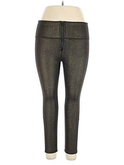 Pre-owned Solid & Striped Active Pants In Gold