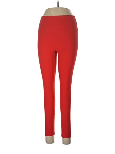 Pre-owned Solid & Striped Active Pants In Red