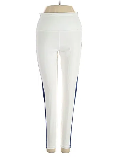 Pre-owned Solid & Striped Active Pants In White