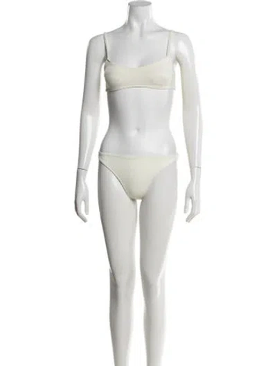 Pre-owned Solid & Striped Bikini In Blue