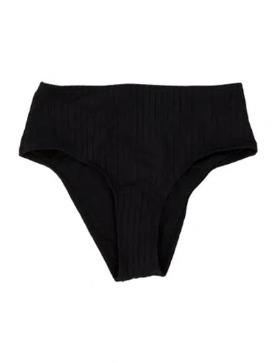 Pre-owned Solid & Striped Bottoms In Black