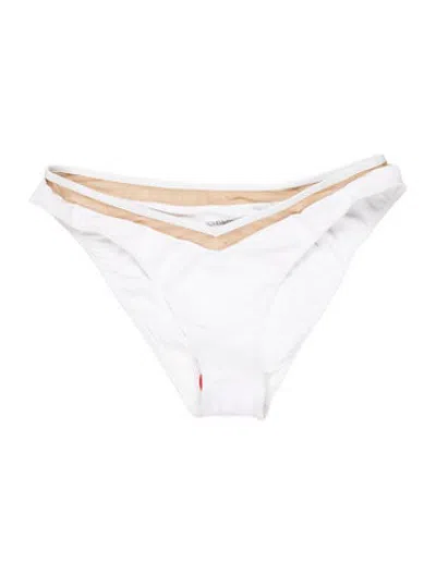 Pre-owned Solid & Striped Bottoms W/ Tags In White