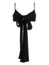 Solid & Striped Bow-detail Bikini Top In Schwarz