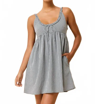 SOLID & STRIPED CASSIDY MINI DRESS IN NOIR